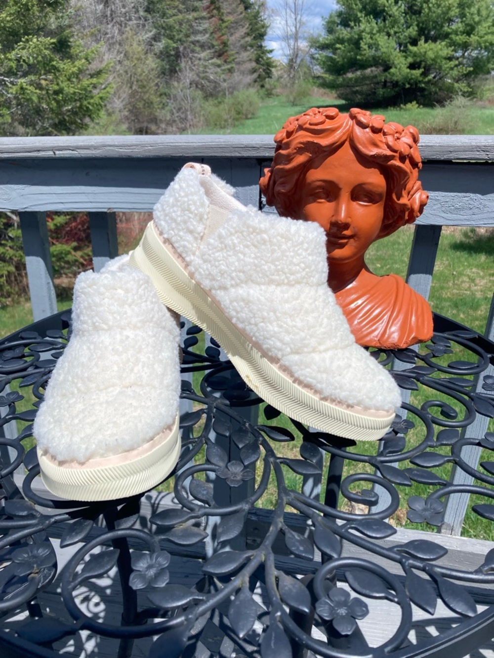 Sorel Ivory Sherpa Slip-On Shoes